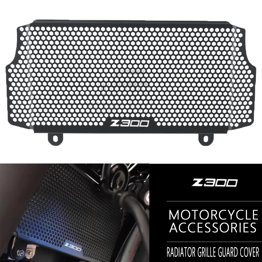 Para kawasaki ninja 300 z300 2015-2020 2021 2022 2023 2024 motocicleta grade de radiador guarda capa óleo refrigerador escudo proteção
