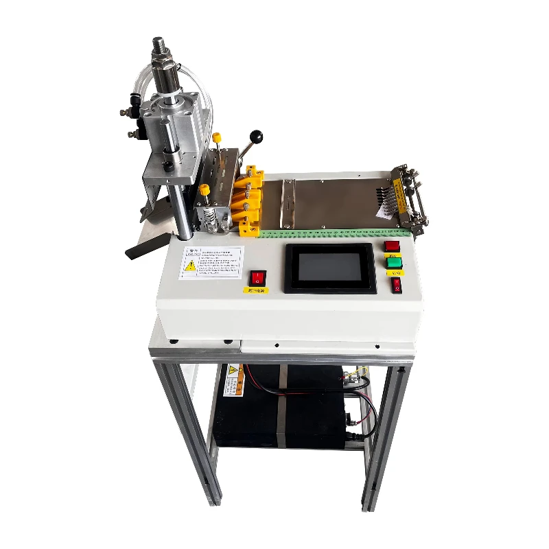Small ultrasonic automatic ribbon webbing elastic ribbon automatic rope zipper ribbon tape cutting machine