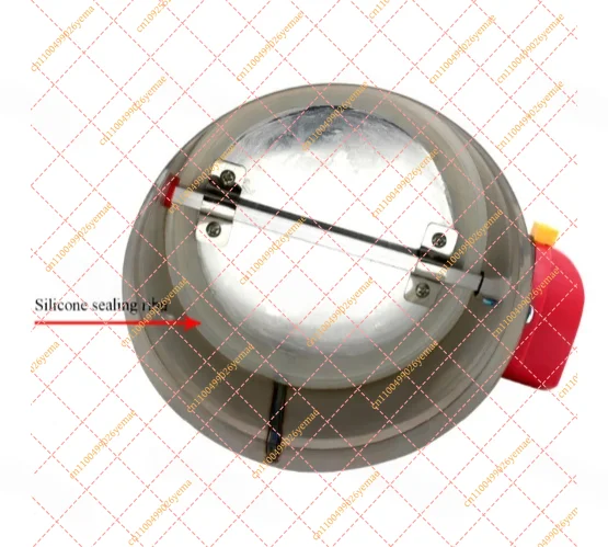 Electric Air Duct Damper, 201 Stainless Steel HVAC Actuator (51-250mm)