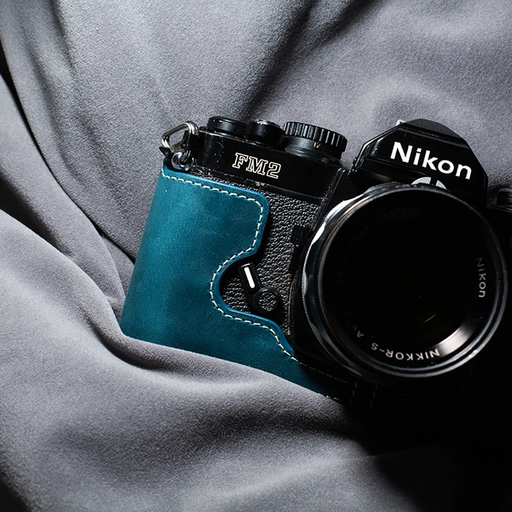 Кожаный чехол для камеры Nikon FM2 FE2 FM2N FM2, полусумка для камеры, кожаный защитный чехол для фотоаппарата, аксессуар для фотосъемки