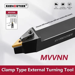 MVVNN1616 MVVNN2020 MVVNN2525 MVVNN3232 External Turning Tool MVVNN Lathe Bar Turning Holder CNC Cutting Tool Cutter Bar