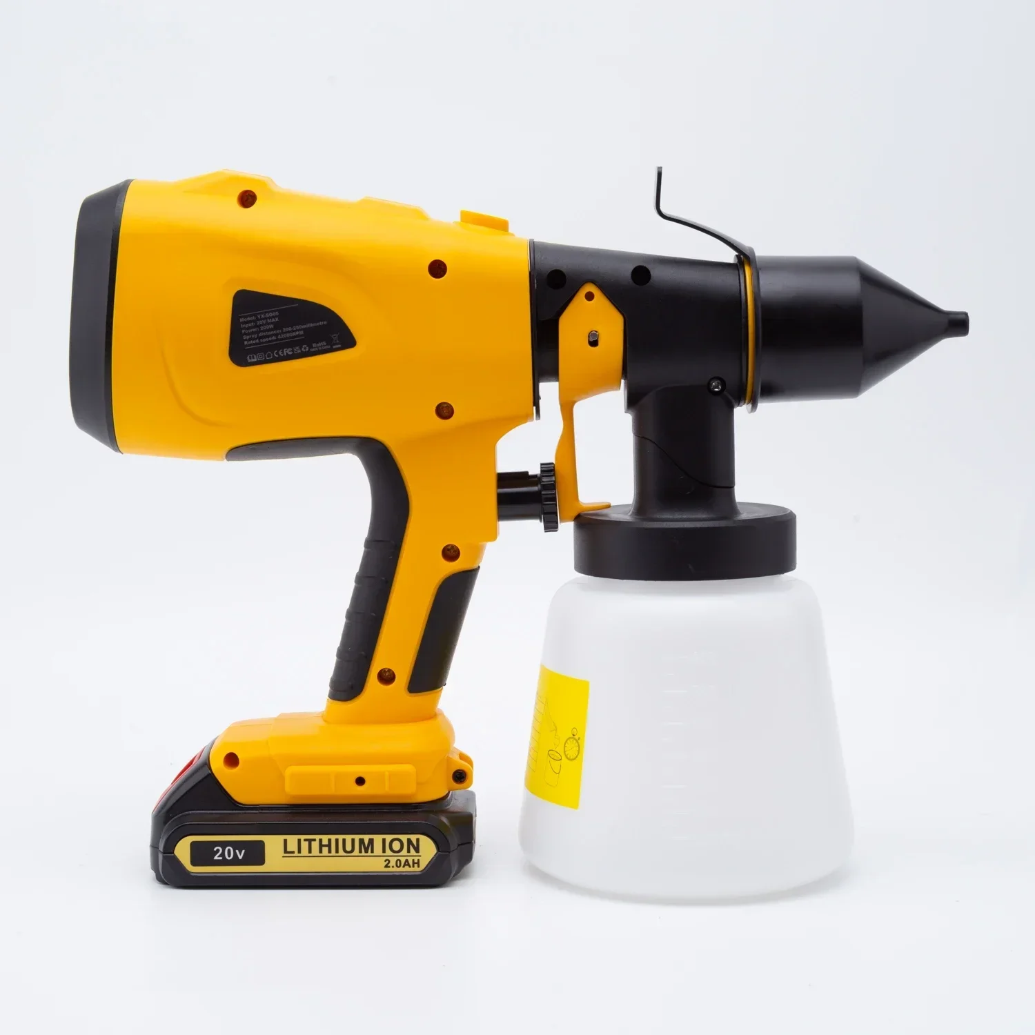 Für dewalt 18vbbattery elektrische Spritzpistole Akku-Farb spritz gerät Auto Möbel Stahl beschichtung Airbrush kompatibel (keine Batterie)