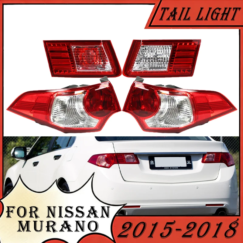 Car Tail Light For Honda Spirior Accord Euro 2009 2010 2011 2012 Rear Bumper Light Stop Brake Lamp Turn Signal Warning Taillight