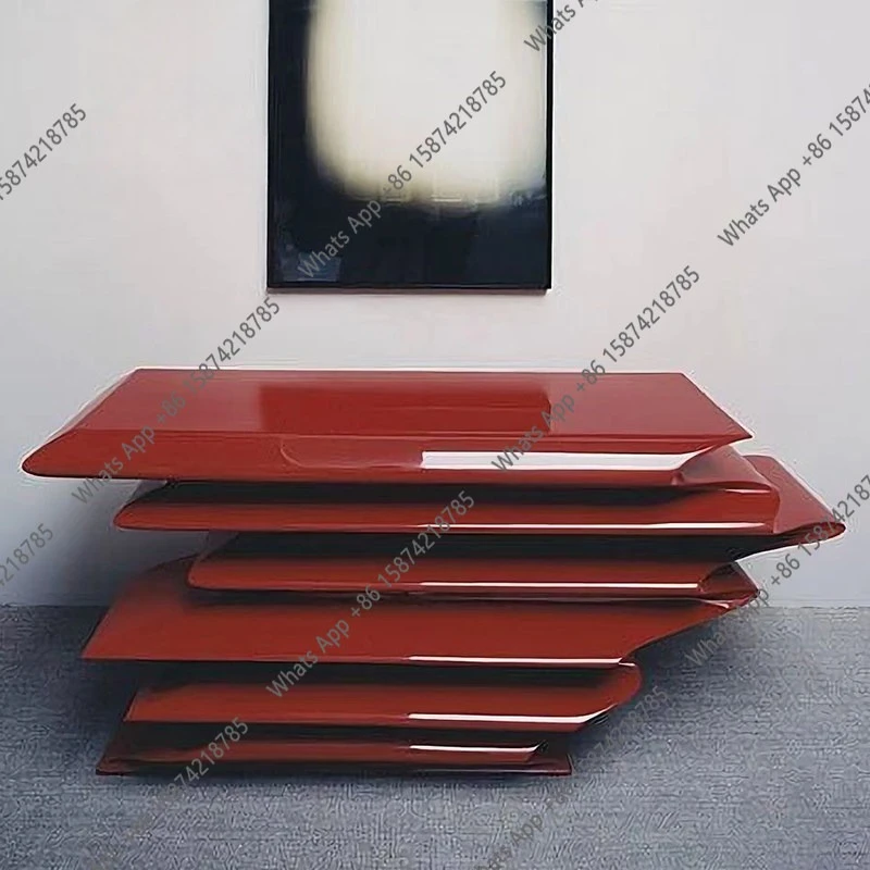 

Дизайнерский стол из стеклопластика для ресепшн, декоративный стол для коридора в итальянском стиле, роскошный декоративный стол для входной зоны, стол для лобби с видом на конец коридора, возможность индивидуального заказа.