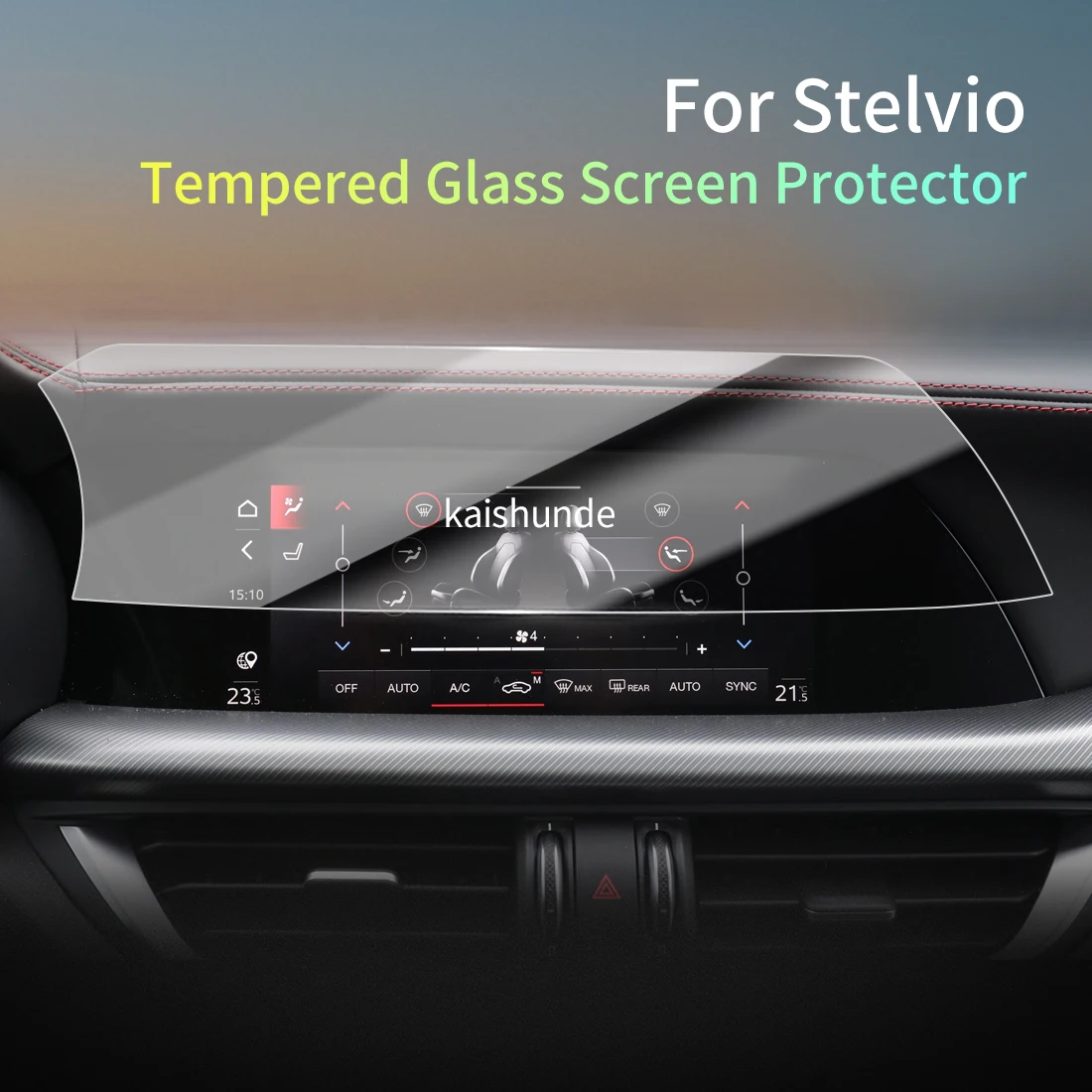 

Car Stickers Meters Protector For 25 alfa romeo Stelvio Tempered Glass Protective Film Display Navigation Vehicle