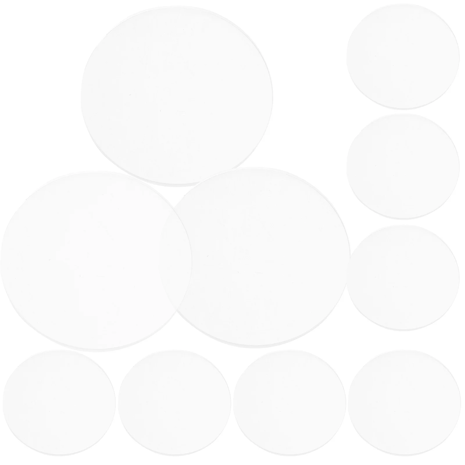 10 Buah Rak Pajangan Kue Gasket Melingkar Rak Makanan Penutup Piring Riser untuk Tempat Pajangan Transparan