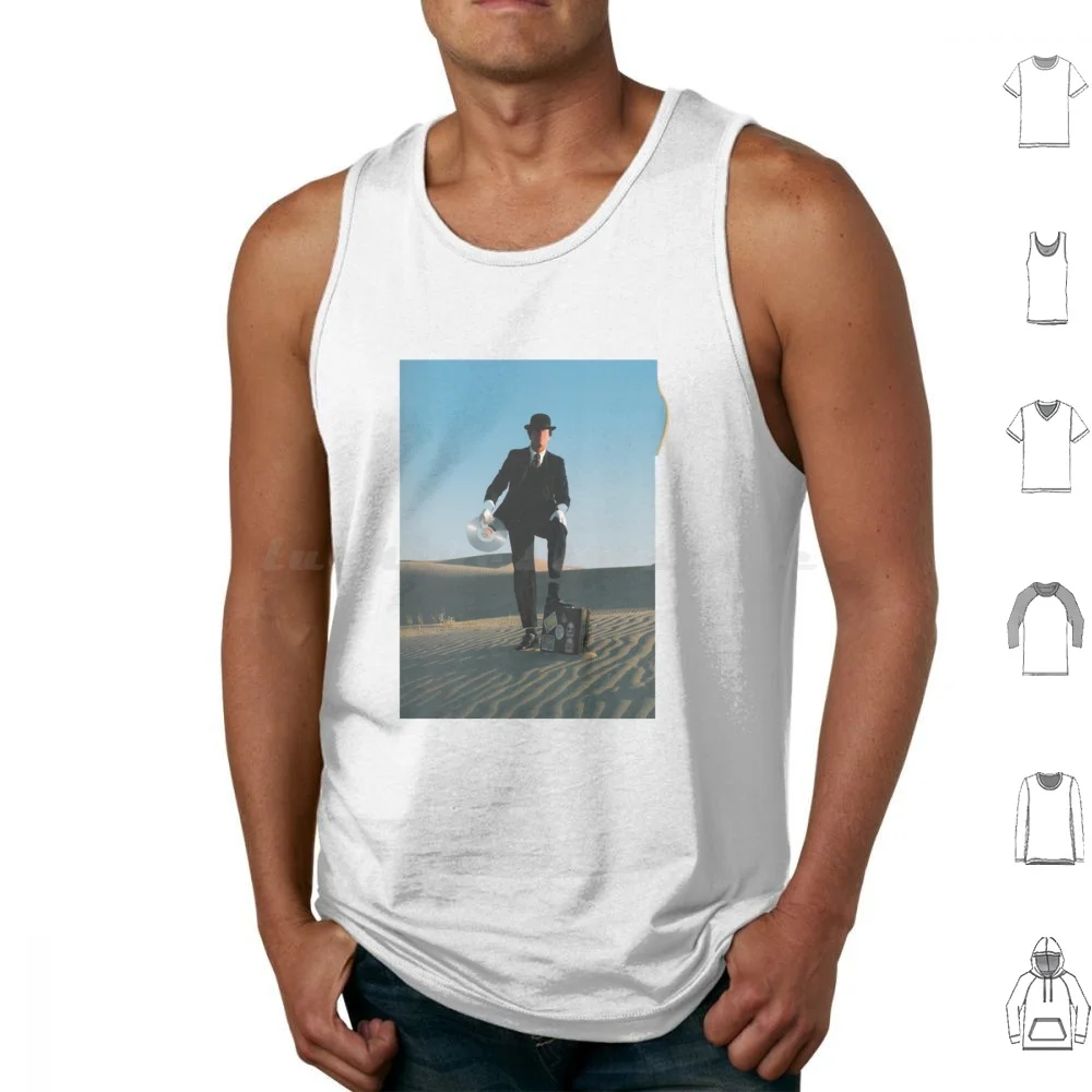 Wish You Were Here Back Cover Artwork Tank Tops Vest Sleeveless 19 Music Guitar Vintage Wish You Were Here