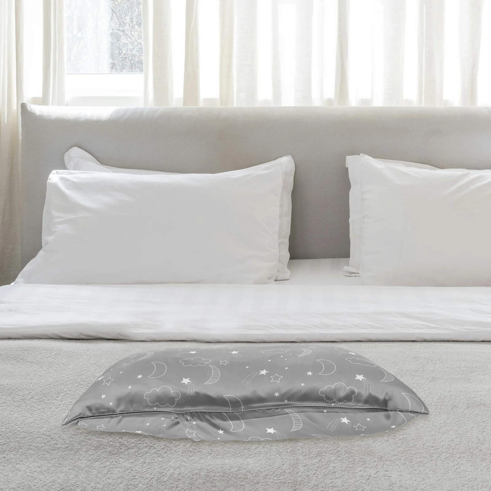 كيس وسادة صغير للأطفال الصغار، كيس وسادة للسفر، ألياف صناعية ناعمة قابلة للتنفس للأطفال، إغلاق مغلف، مريح وقابل للغسل