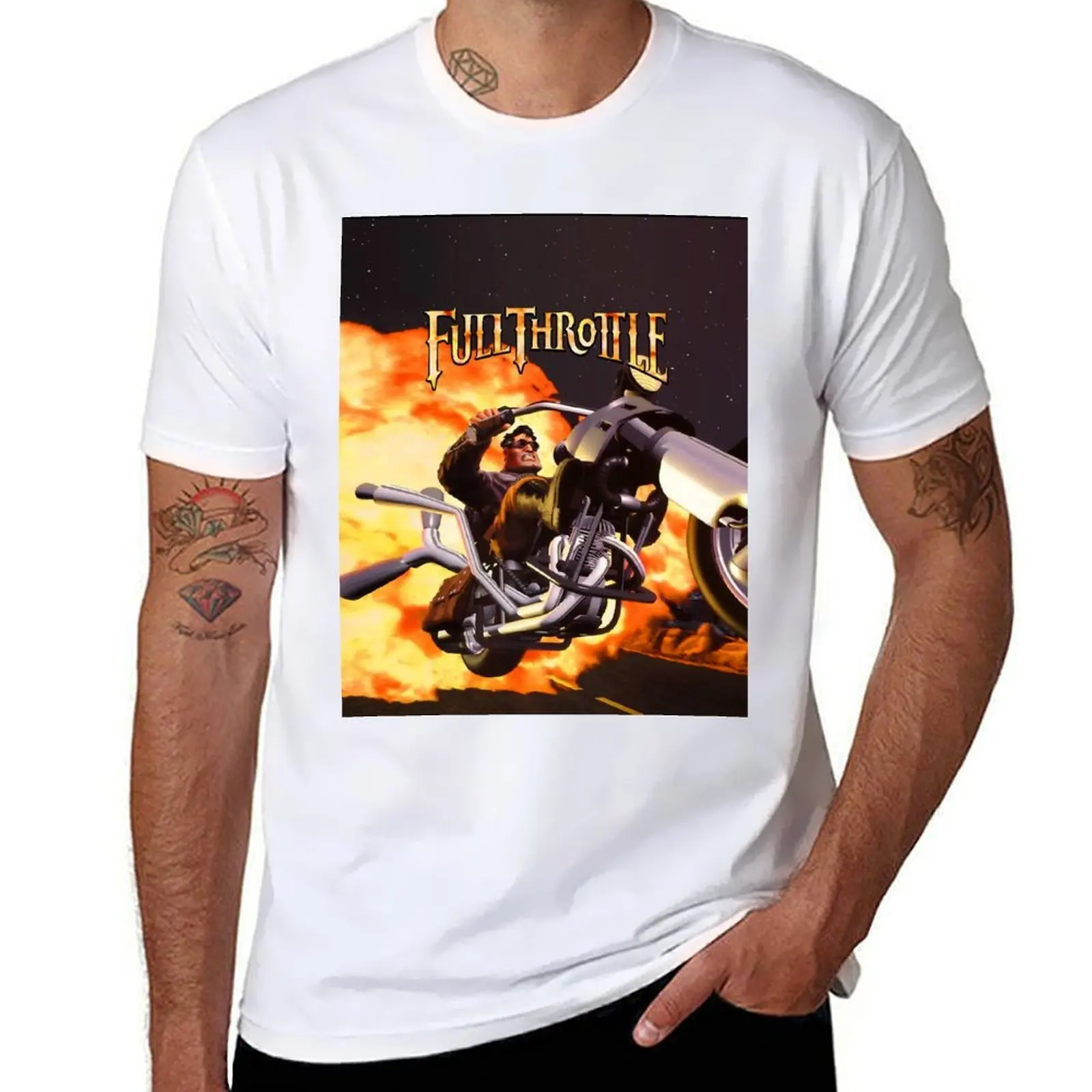 

Full Throttle (High Contrast) T-Shirt t shirt personalised t shirts cotton 100% T-Shirt
