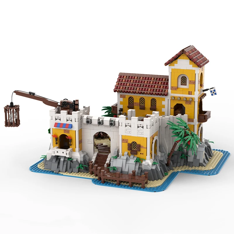 

4822PCS medieval Pirate Series MOC Eldorado Fortress Model DIY creative ideas child Toy birthday Gift Christmas building blocks