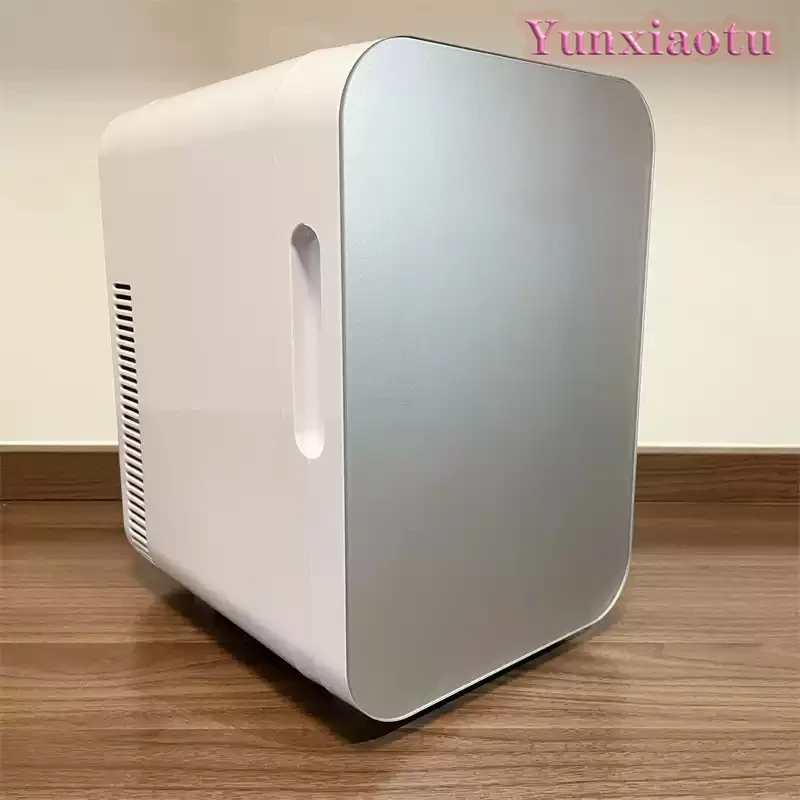 10L Dual Use Car Home Refrigerator, Tempered Glass Panel, Cooling & Heating for Vehicle Household