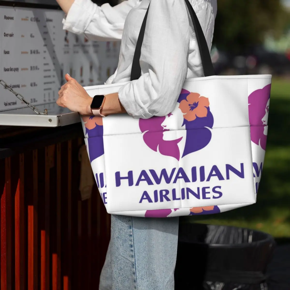 Hawaiian Airlines Herc Travel End Of Southern Summer Sale Beach Tote Bag Gym Duffle Large Tote Bag Women Travel Bag Fitness bag