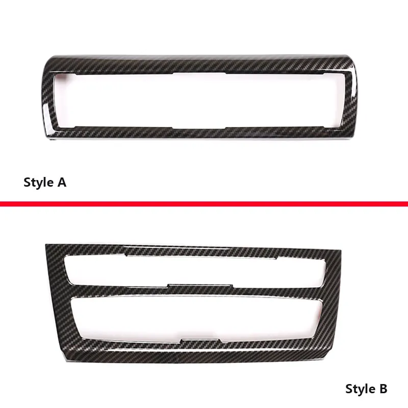 Interior Car Accessories ABS Car Console CD Panel Frame AC Air Vents Cover Trim Sticker For BMW 1 2 Series F20 F21 F22 F23 12-18