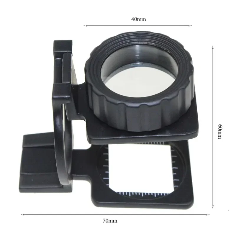 折りたたみ式テキスタイル光学拡大鏡,ダブルガラス,金属塗装,読書用拡大鏡,レンズポケット拡大鏡,新品,20x,30mm