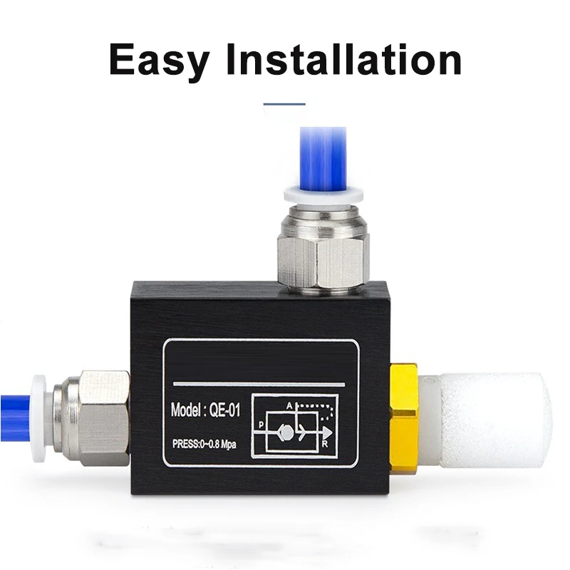 Tłumik żywiczny AN10-01/20-02/30-03/40-04 Złącze pneumatyczne