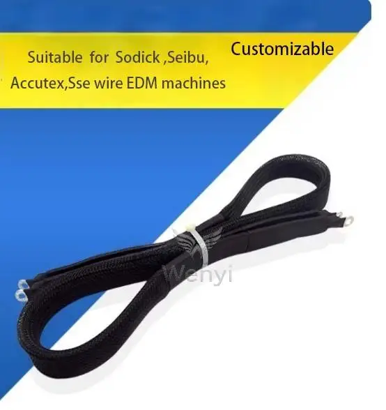 Flat conductive power‑feed wire for WEDM machines. Compatible with Charmilles, Sodick, Su Sanguang, Lexian & other WEDM models