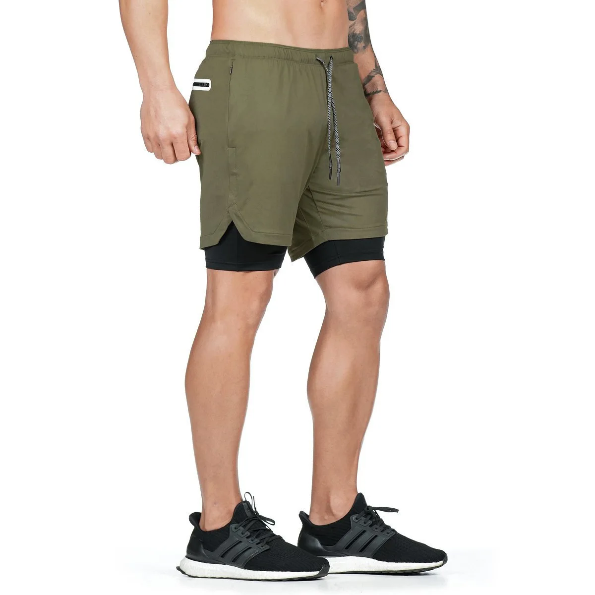 Camo Running Shorts Men Gym Sports Shorts 2 In 1 Quick Dry Workout Training Gym Fitness Jogging Short Pants Summer Men Shorts 썸네일 11