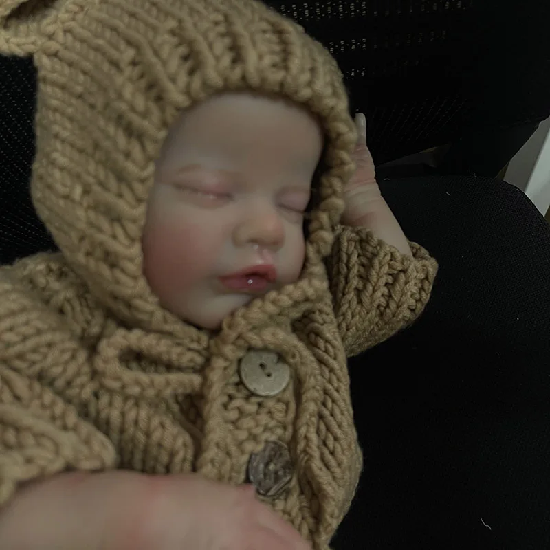 

Lifelike Soft Touch 3D Skin Art Doll Primrose Asleep 19'' Reborn Doll