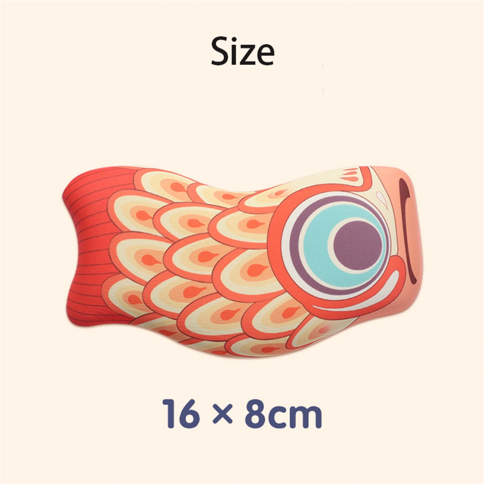 Lucky Koi Transfer Silicone Wrist Guard Mouse Pad China-Chic Style Office Wrist Guard Mouse Pad Thickened Girl Cute Style