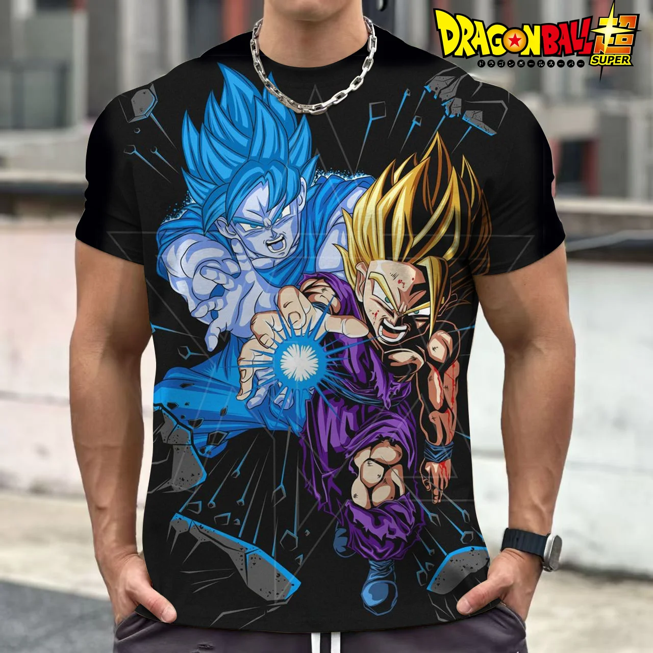 

Fashion Casual T-shirt Boy Girl Unisex Children's Clothing Tshirt Tops Anime Dragon Ball Son Goku 3D Print Kids T Shirt Summer