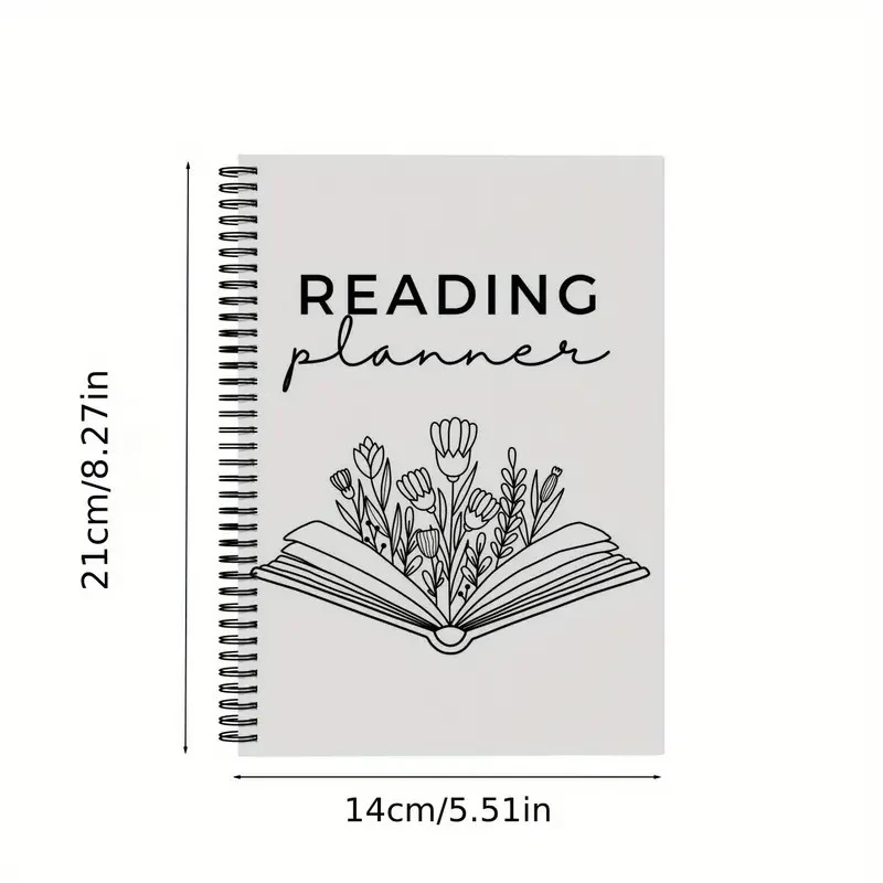 Reading Plan, Reading Book Review Plan, Book Review Log, Monthly Reading Log Librarian Gift, Bookworm Gift