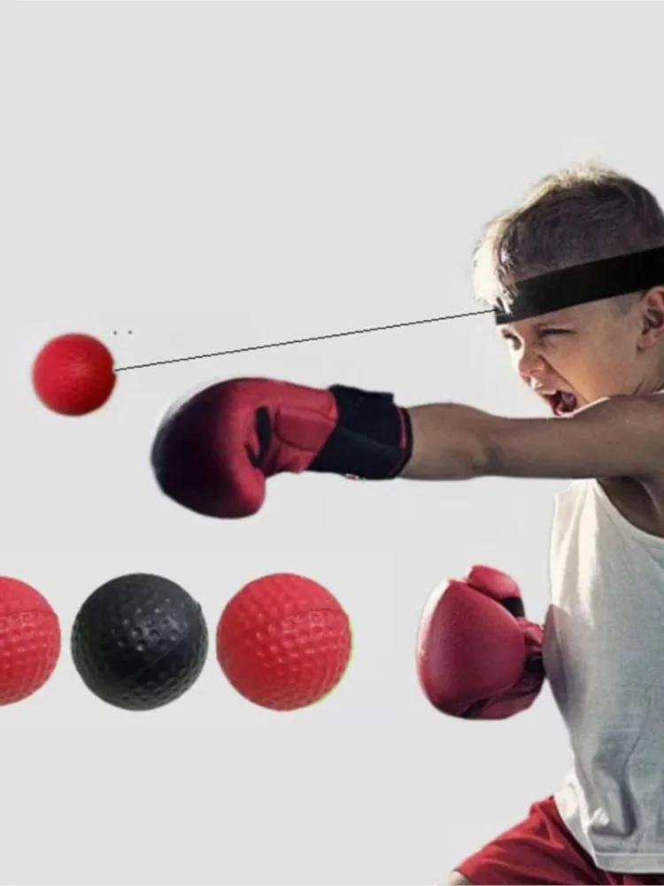 Balle de frappe montée sur la tête, vitesse de combat, entraînement Sanda, balle réflexe, exercice de Fitness à domicile, équipement de boxe, accessoires