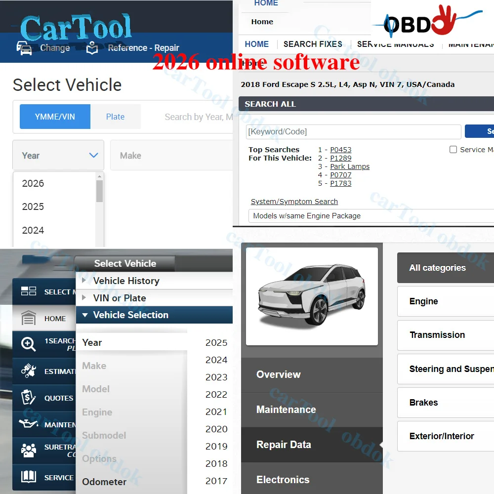 2026 CAR Data Haynes Pro Online Software Data Repair  Software Diagram Support Download Print 1/6/12 Months Webpage Login