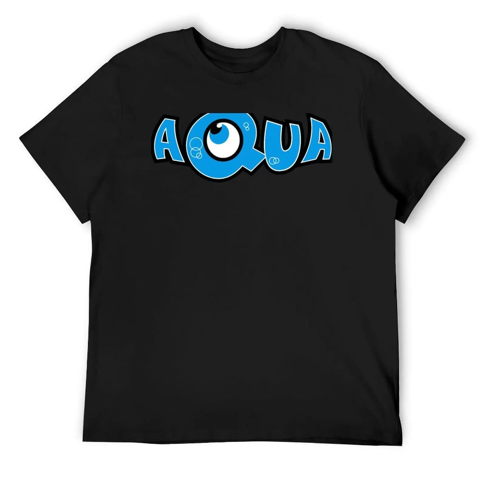 

Aqua band logo T-Shirt aesthetic clothes Aesthetic clothing tees mens graphic t-shirts