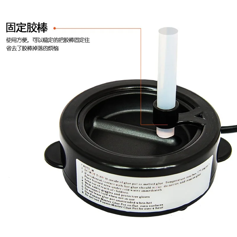 High‑Power Hot‑Melt Adhesive Pot 40‑250W, Wax Granule Melter for Hair Extensions DIY