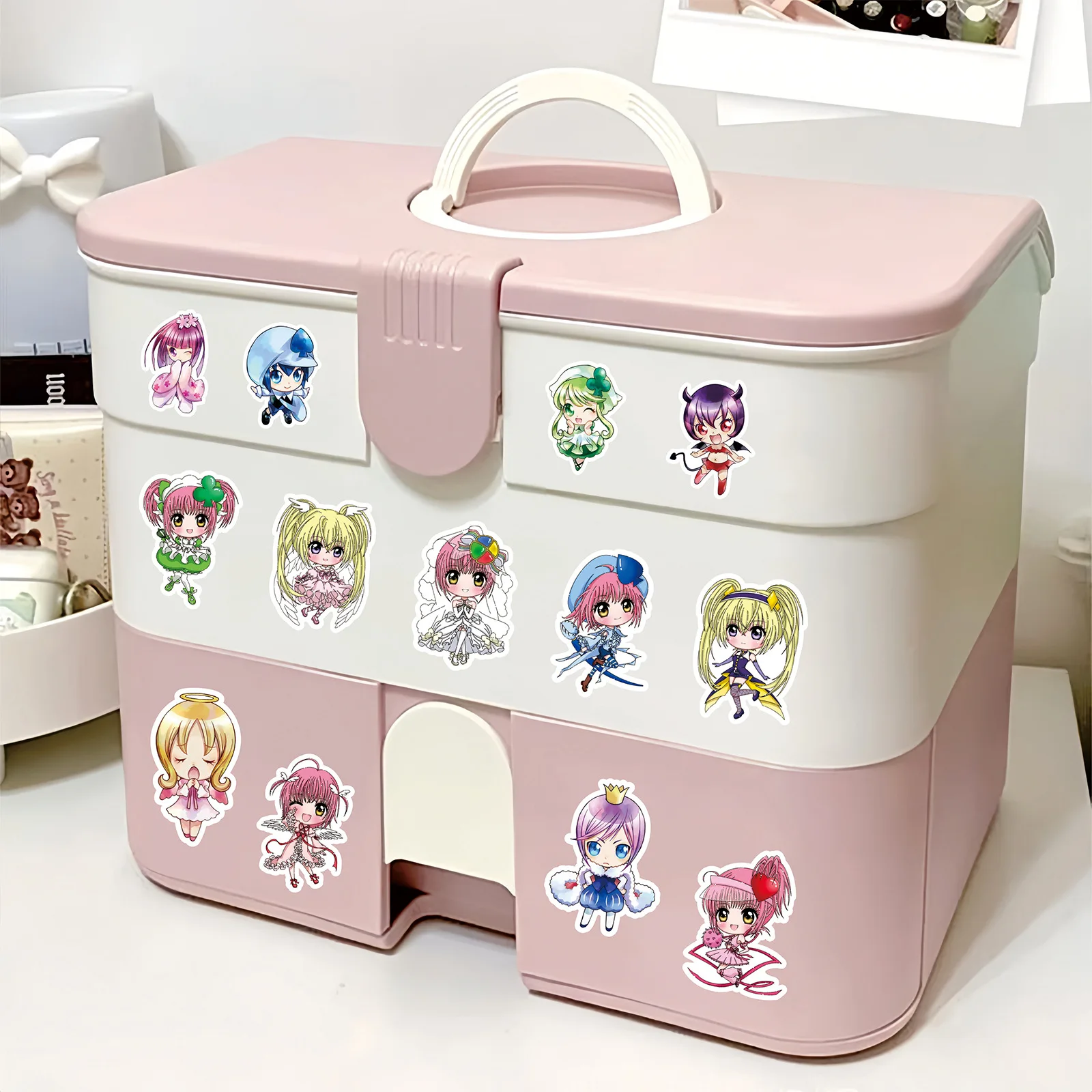 10/82PCS Shugo Chara! Stiker Karakter Anime Grafiti DIY Gitar Kulkas Ponsel Laptop Koper Gelas Air Skateboard