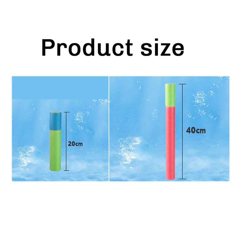 DELAM-10PCS Acqua per bambini Portatile Portata 30Ft Schiuma Acqua Piscina estiva Colore casuale (20Cm+40Cm)