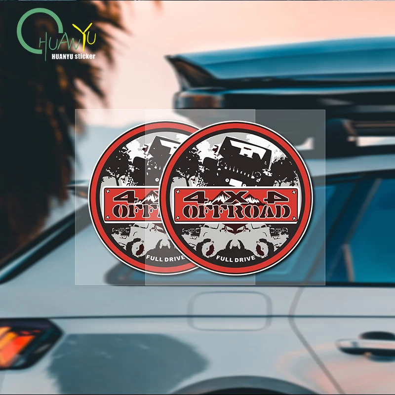 Suitable for car rear and side windows reflective waterproof off-road vehicle modification sticker set scratch cover