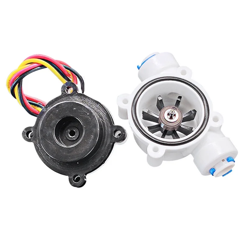 AB11-عالية الدقة لعداد المياه 1/4 "PE تدفق الاستشعار عداد 0.5-6L/دقيقة مؤشر موزع مقياس الجريان لأنظمة المياه