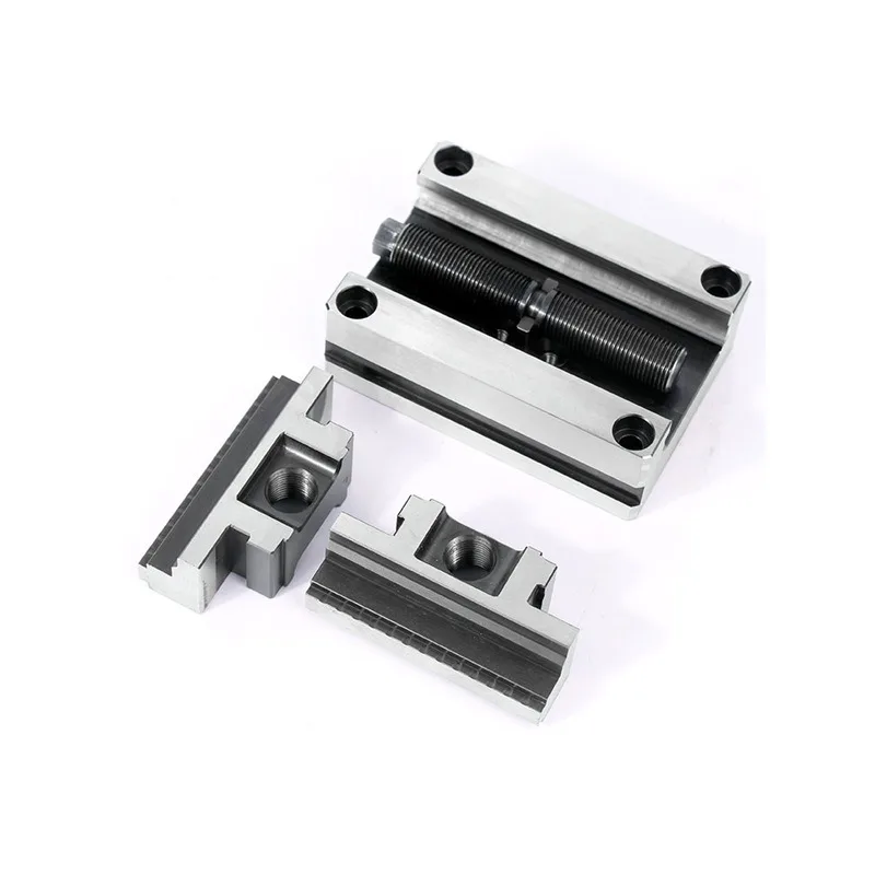 4th 5th Axis CNC Rotary Table Fixture Self-Centering Vise Precision Concentric Jaw for CNC Machining Center 3 4 5 Inch