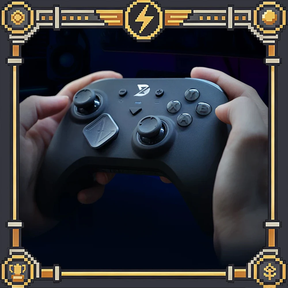 

ZD Super Legend Excellent Gamepads Three Mode Wireless Hall Trigger TMR Joystick Modularized Game Pad 8000Hz Game Controller