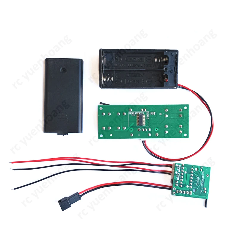 1Set 4 Channel 2.4GHz Radio Transmitter Receiver Kit Dual Motor Drive Control Board Upgrade Accessory for RC Boat 4WD Car Tank