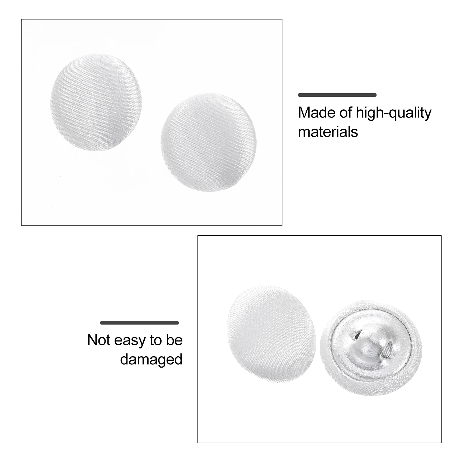 

15 Pcs Silk Cheongsam Shirt Buttons Home Decoration Jean Sewing Supplies Suite Stylish Covered Cloth Cap Top Suits