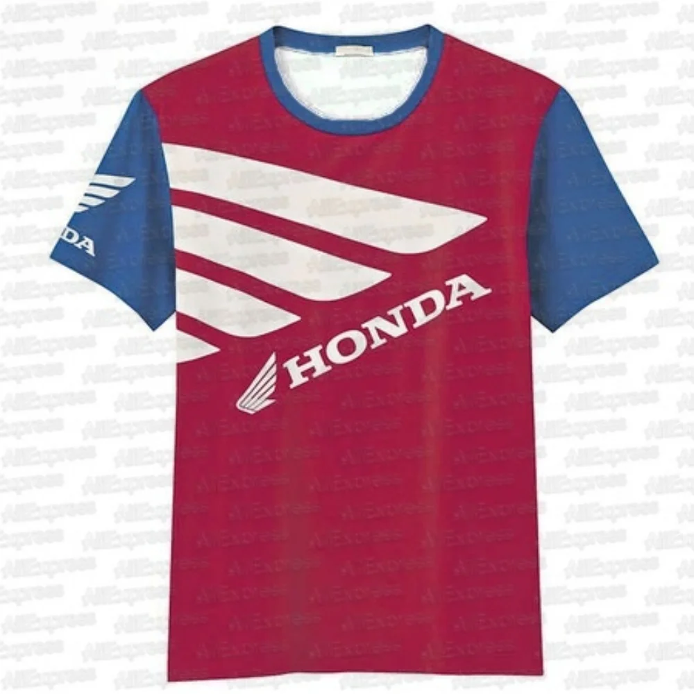 

Honda HRC 2025 New Men Racing Tshirt Quick-Drying Locomotive Style Sports Casual Short-Sleeve Men Women Motorcycle Top Clothing