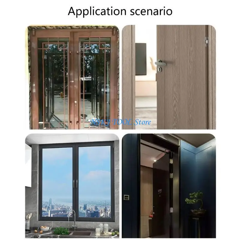 L8RC Multipurpose Door Bolt Latches with No Drilling for Family and Office Use