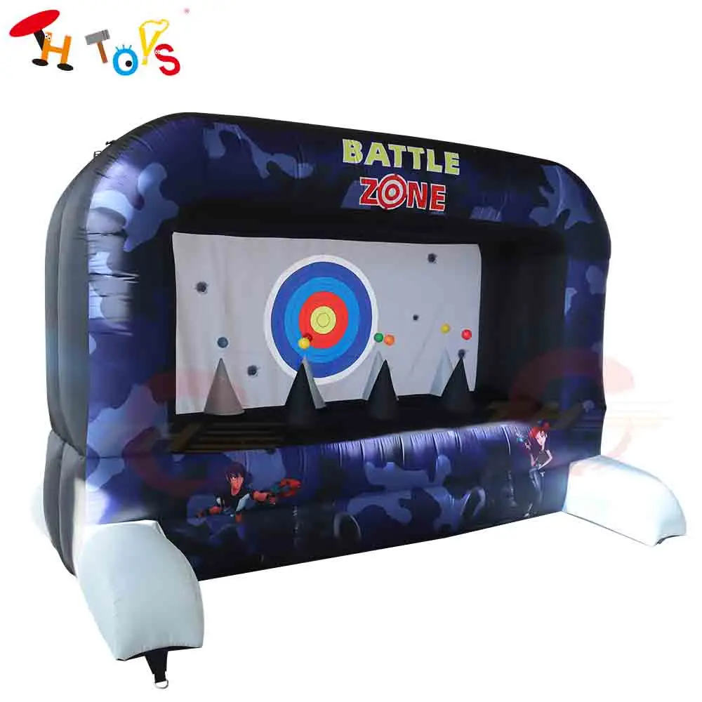 

Fast Shipping Inflatable Battle Carnival Sport Games Outdoor Balls Shooting Inflatable Toys Archery Game with Blower
