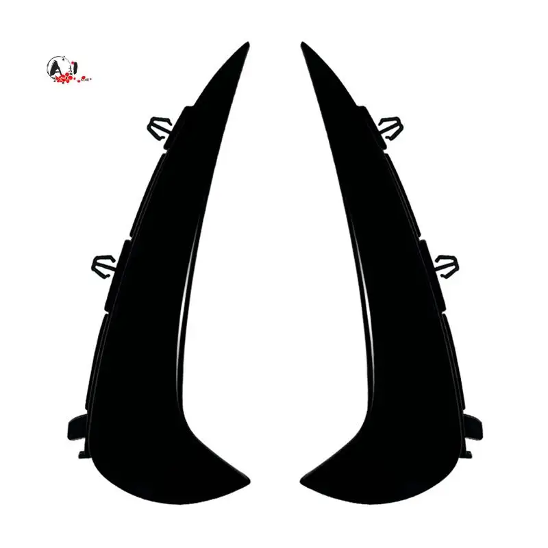 

A10E-For Mercedes Benz GLC Class X254 AMG Line 2023 2024 Rear Bumper Trim Lip Spoiler Fender Canards Fins, Black