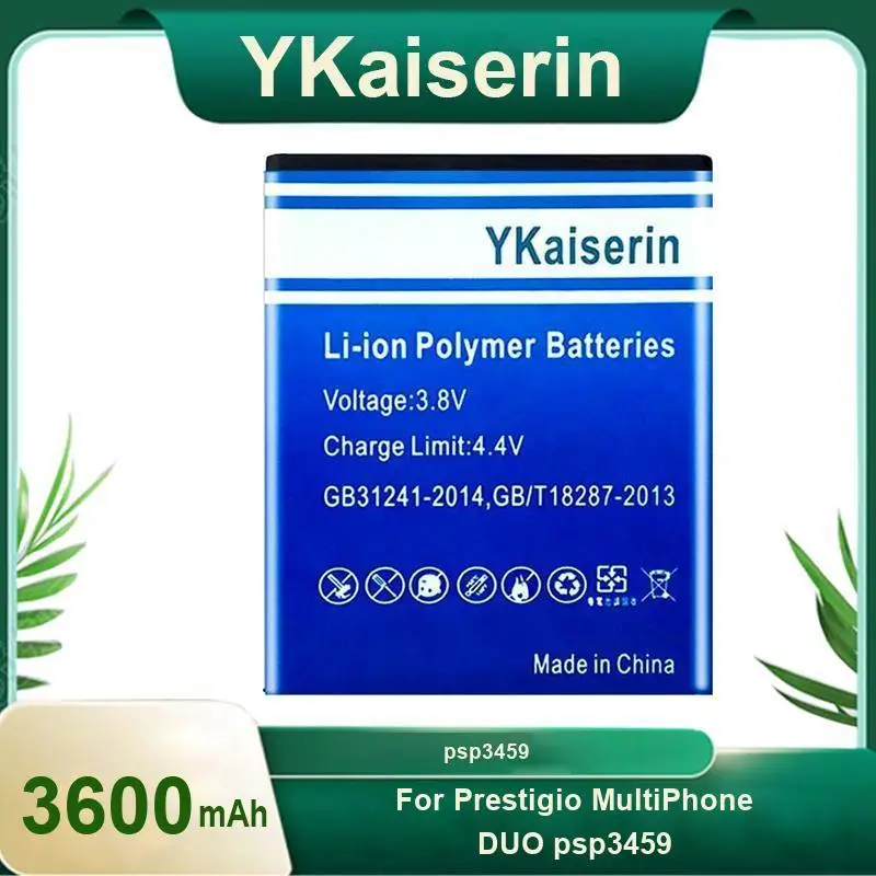 

3600 мАч, безопасный и надежный для Prestigio Multiphone Duo Psp3459, хорошая низкотемпературная батарея для мобильного телефона