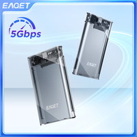 Eaget HDD Case 2.5in SATA to USB 3.0 Hard Drive Enclosure for SSD Disk HDD Box USB C 3.1 Gen 2 Case HD External HDD Enclosure