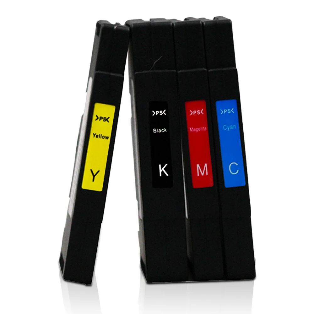 4Pcs for Ricoh Ri100 Compatible Ink Cartridge With DTG Ink With One Time Use Chip