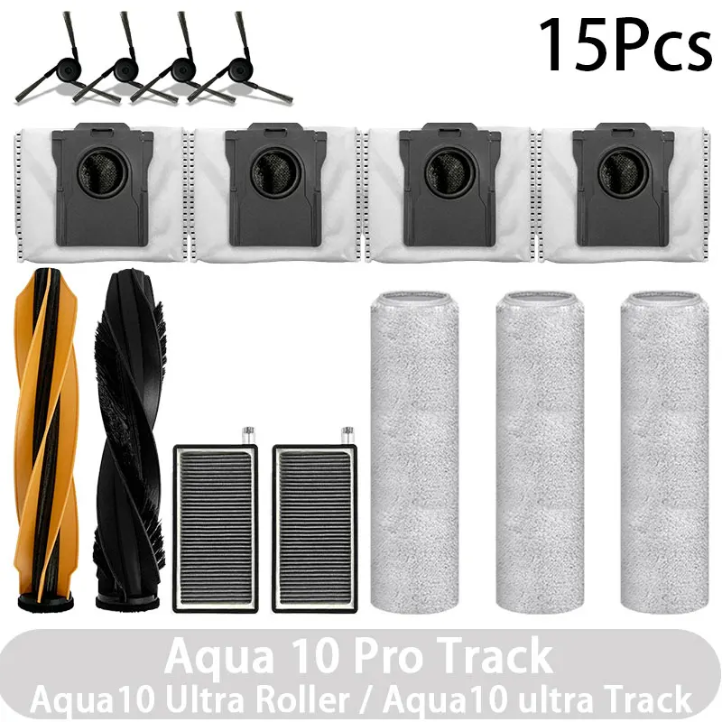 Dreame BOT Aqua 10 Pro Track / Aqua 10 Ultra Roller / Aqua 10 ultra Track Vacuümonderdelen Borstelfilterzakaccessoires