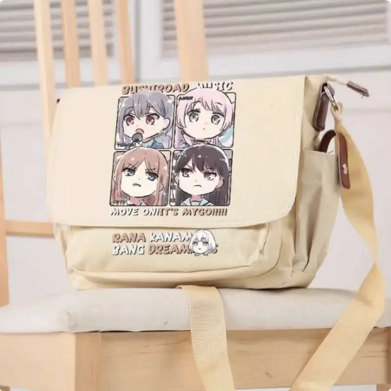 

Anime Bang Dream Mygo Casual Oxford Messenger Schoolbag Shoulder Bag Student Teenager Gift B2180 Anime