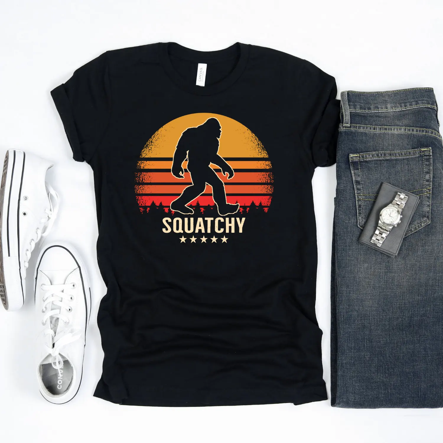 Squatchy Bigfoot T-Shirt, Squatchy Tee, Sasquatch Shirts