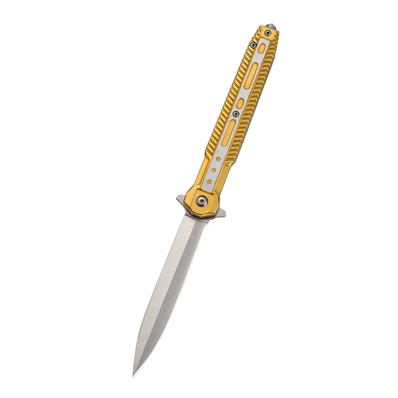 

High hardness Outdoor Portable Folding knife Wilderness exploration Self Defense Military Tactical Pocket Knives for Camping