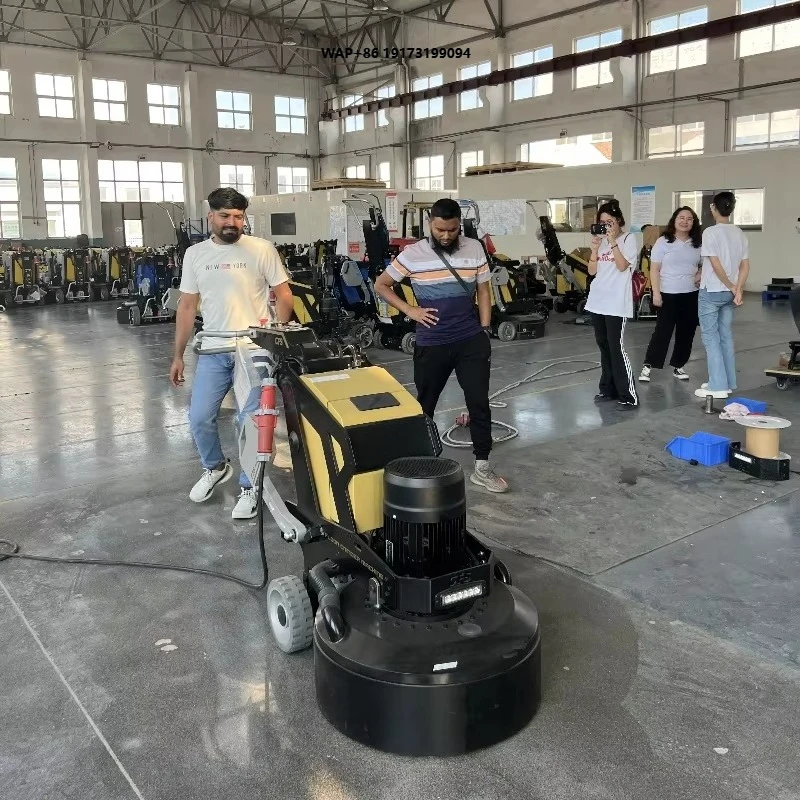 Planetary High Efficiency Grinding Multi Functional Concrete Floor Grinder with Front Wheel
