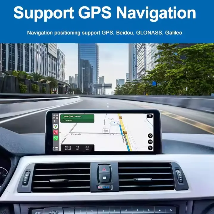 Akcesoria samochodowe Interfejs multimedialny 10,25 cala Nawigacja F30 dla EVO 2018-2019 Ekran Carplay